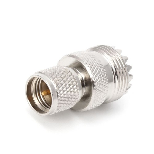 Mini UHF Male To UHF Female Jack Straight RF Connector Coaxial Converter Adapter - Zdjęcie 6 z 8
