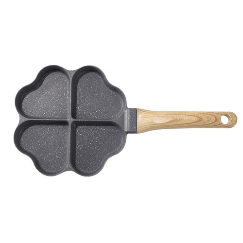 Egg Pan Omelette Pan 4-Cup Pancake Pan Egg Cooker for Gas & Induction Cookware - Picture 14 of 14