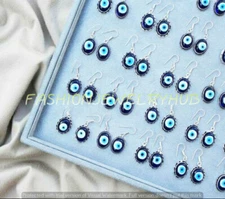 Evil Eye Gemstone Ethnic Handmade Fashion Earrings 10pcs Lot FE-254