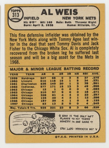Set builders: 1968 Topps 300-399 VG/EX & better, FREE shipping - Picture 31 of 323