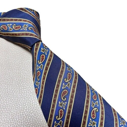 迪奥 100% 真丝条纹男士领带