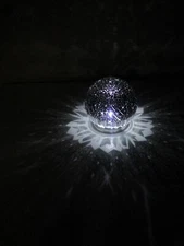 Light Up Ball Battery Operated Tabletop Decor - Stars - 4"