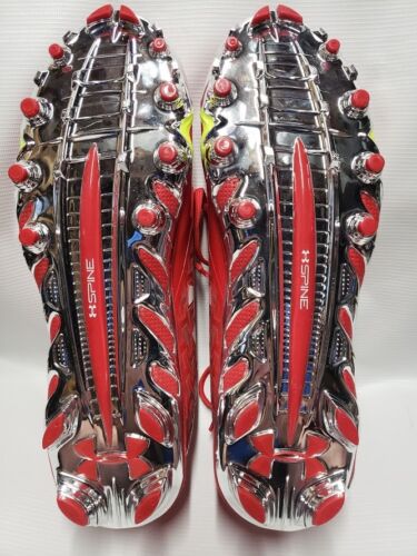 Under Armour UA Nitro Low MC Herren Fußballstollen rot Größe 13,5 NEU 1272207-600 - Bild 5 von 7