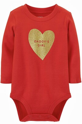 Carter's Baby Girl Valentine's Day Daddy's Girl Long Sleeve