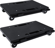 Furniture Dolly, 2 Pack Small Flat Moving Dolly, Furniture Movers with 4 Wheels,