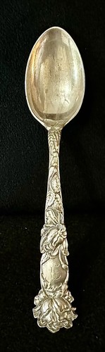 🔥Vintage Sterling Silber Kaffeelöffel 5 1/2" Blumenmuster HISTORISCHE KUNSTWERKE! - Bild 13 von 21