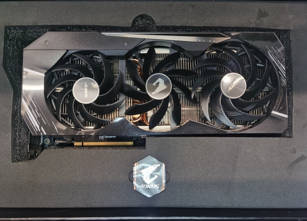 Carte Graphique AORUS RTX 3080 Ti Master 12Go GDDR6X, Boîte Complète (occasion)