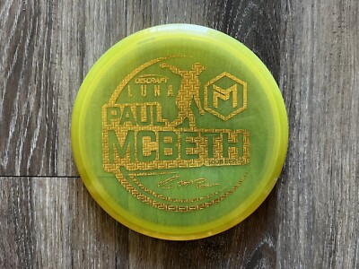 Discraft 2021 Paul McBeth Tour Series Sparkle Z Luna173-174g Double Gold