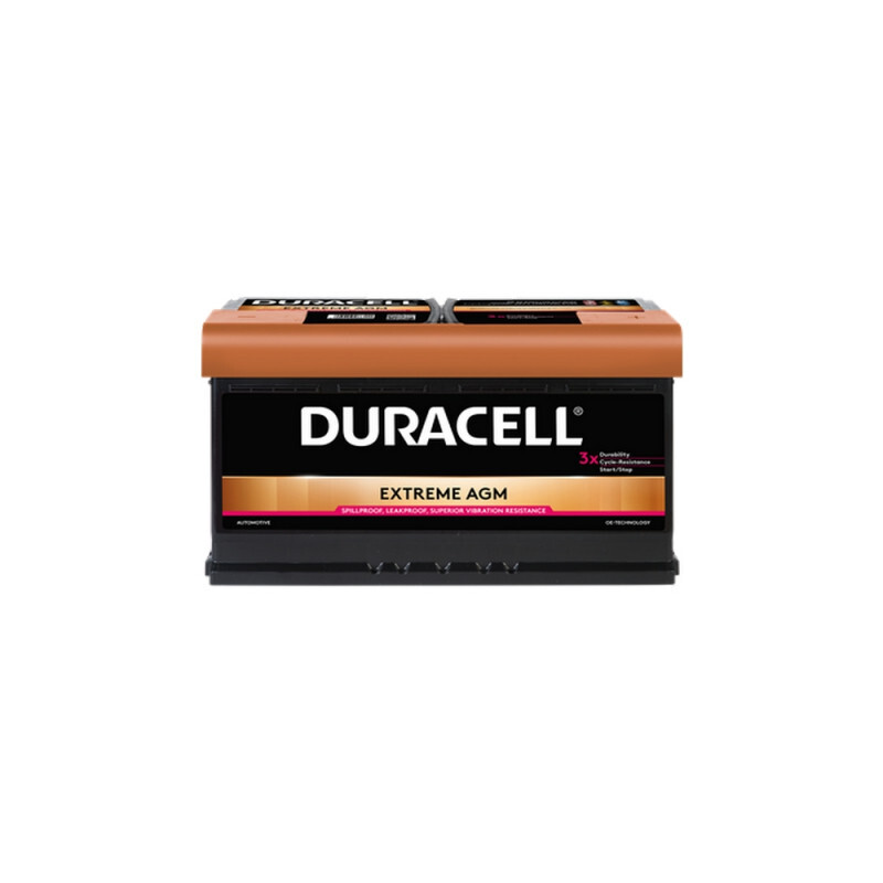 Batterie AGM 12V 92Ah Duracell DE92 : fini les pannes de démarrage en hiver