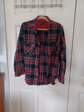 Vintage JC Penney Plaid Flannel Shirt Plaid Mens Size Small 100 Acrylic