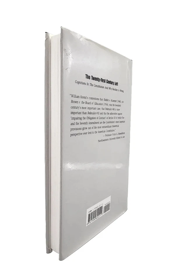 William Kreml • The Twenty-First Century Left: Cognitions in... Signed Hardcover - Image 4 of 4