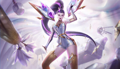 League of Legends bo chen drawing women kaisa long hair playmat gaming mat