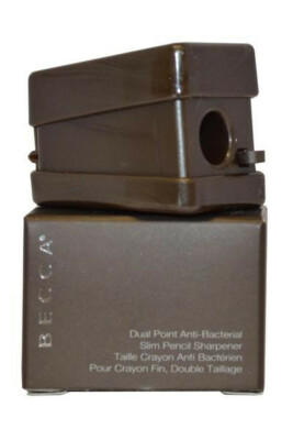 NIB BECCA DUAL POINT ANTI-BACTERIAL SLIM PENCIL SHARPENER