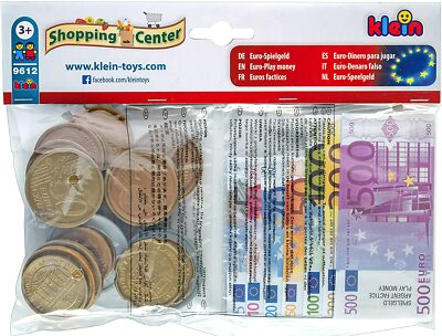 Theo Klein 9612 Spielgeld Euro Münzen und Banknoten Rollenspiel Lernen 