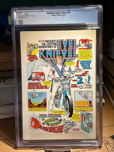 Amazing Spider-Man #129 CGC 7.5, 1° App Frank Castle Punisher!!!, OW/WP - Foto 4 di 4