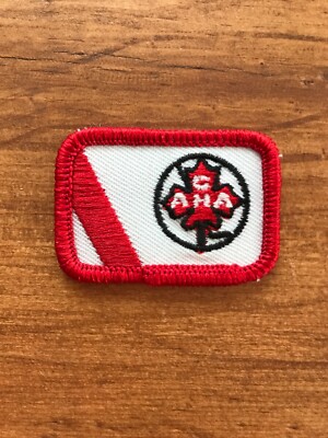 Vtg AHA CH Canada Embroidered Patch Maple Leaf Canada Flag