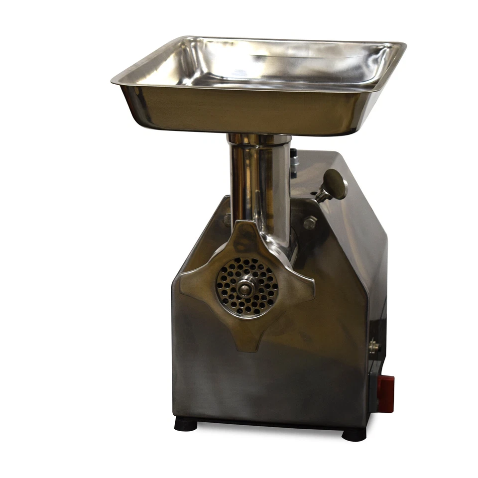 NUEVA PICADORA DE CARNE ELÉCTRICA COMERCIAL 1 HP ACERO INOXIDABLE PICADORA DE CARNE DE ALTA RESISTENCIA Foto 2 de 4