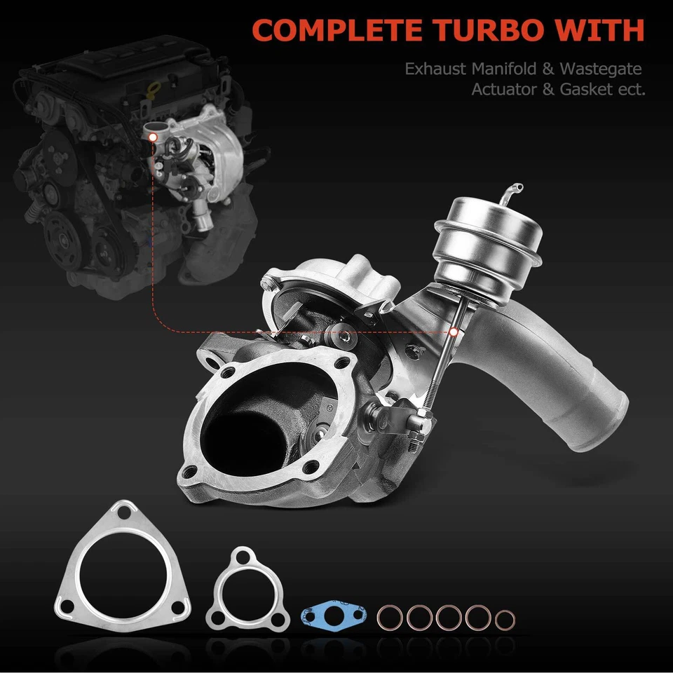 Turbocompresor para Audi TT 2000-2001 Volkswagen Golf Jetta 1,8 L K03-2072GAA5 Foto 2 de 4