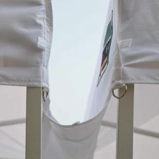 EZ Pop Up Canopy Patio Tent Shelter Accessory- White Rain Gutter ONLY