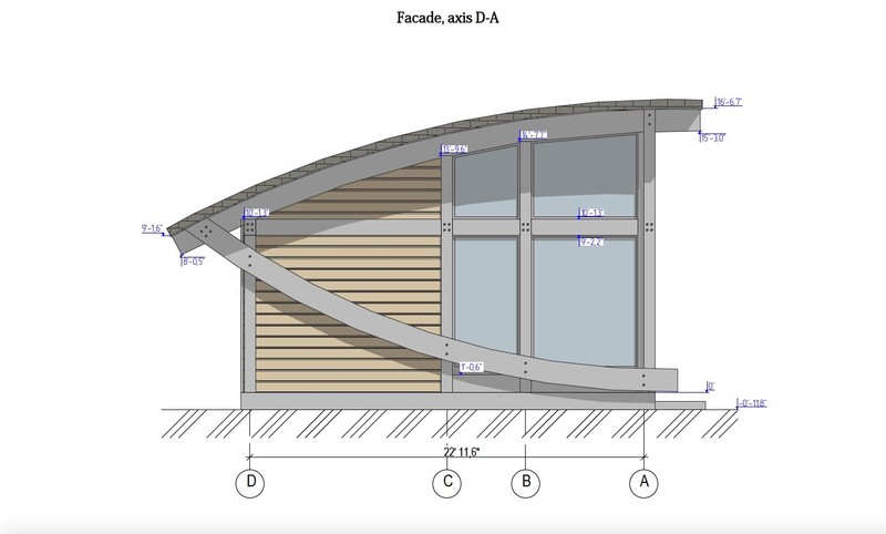 1080 ft2 TIMBER FRAME POOL HOUSE KIT ENGINEERED WOOD PREFAB BUILDING CABIN EASY - thumbnail 9