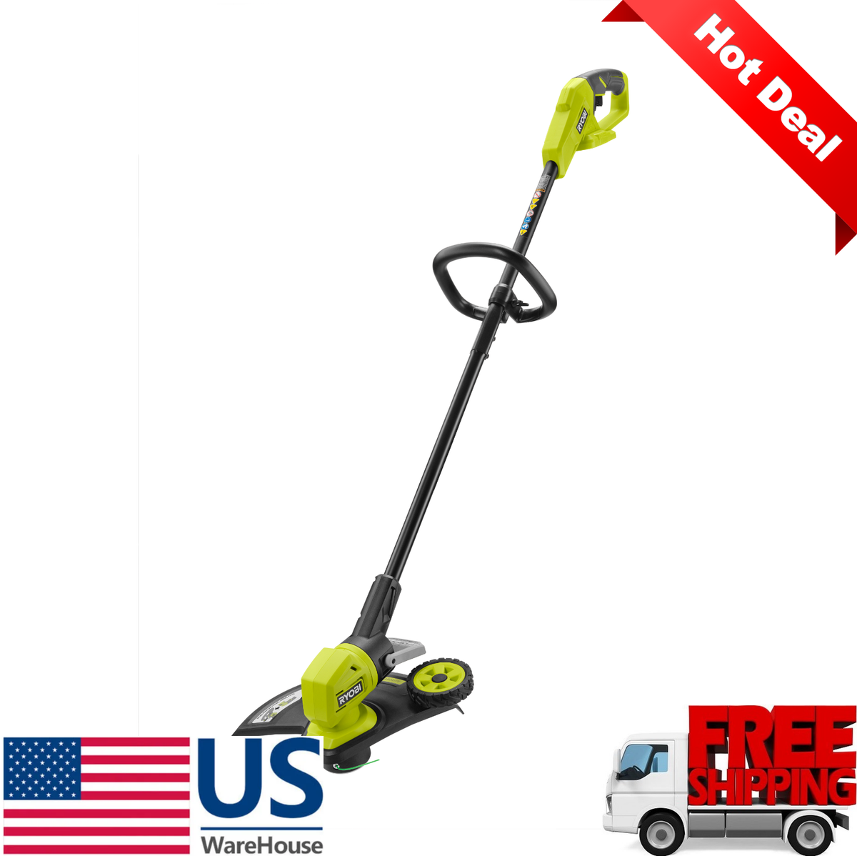 Trigger Ryobi One Edger RYOBI P20018BTL 18V 13 Cordless Battery