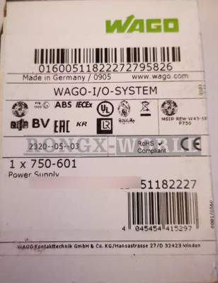 ONE WAGO Analog Input Module 750-601 New