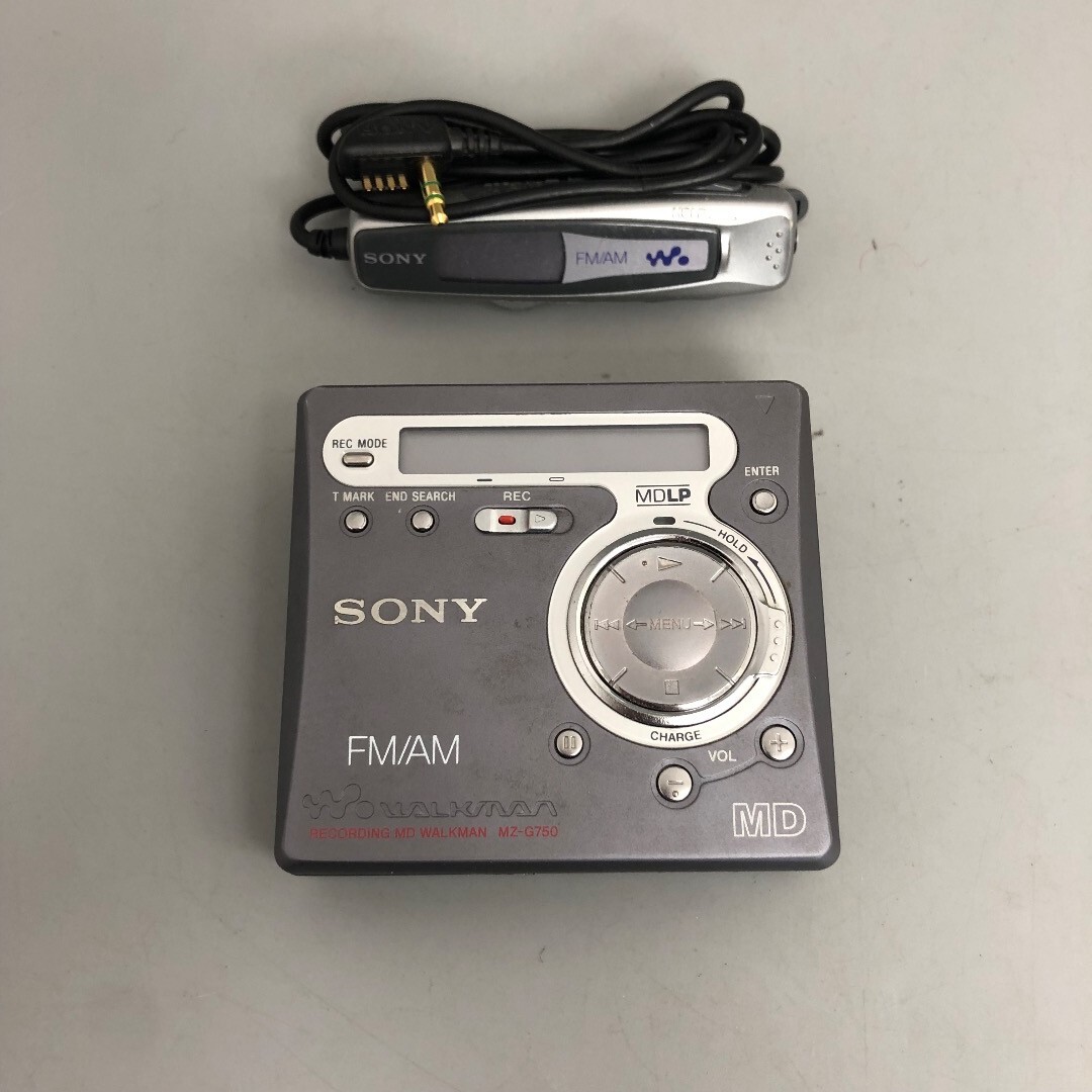 Sony Walkman MD Portable Minidisc Recorder MZG750 Devise Vintage Music
