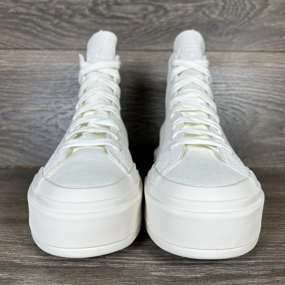 Converse Para Mujer Chuck Taylor All Star Cruise Hi Triple Blanco Zapatos Tenis Nuevos Foto 3 de 4