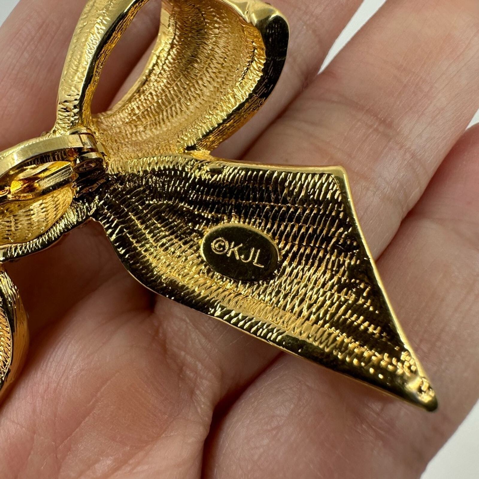 Kenneth Jay Lane KJL Bow Charm Enhancer - image 3