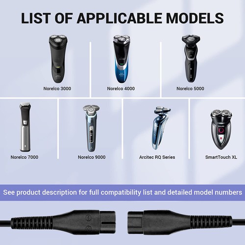 8PCS/set Universal USB charging cable Set for shavers/ trimmers / groomers Cable - Picture 5 of 11