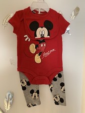 3 Piece Bodysuit, Reversible Bib Pants Set   Size 6 - 9 Months 