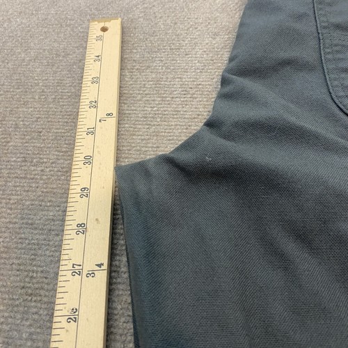 Pantalone Carhartt doppio ginocchio uomo 38x30 grigio invecchiato grunge streetwear largo - Foto 9 di 10