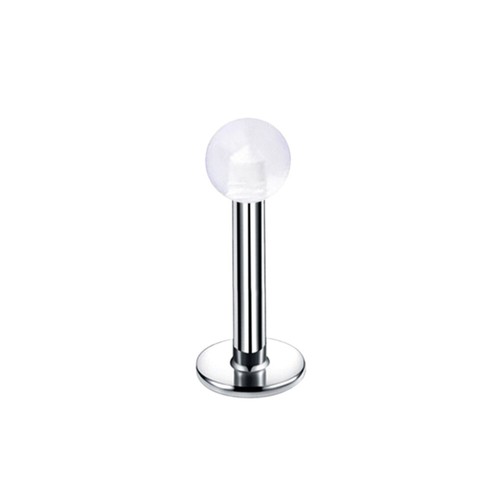 10-30er 1,2mm Chirurgenstahl Labret Monroe Lippe Acryl Kugel Ohr Piercing 6-12mm - Bild 8 von 9