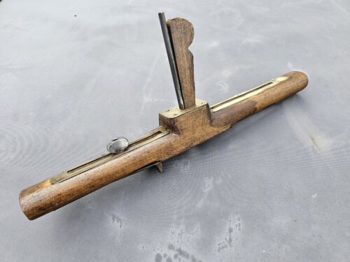 Router Plane with Brass Rails and Fence Steel Sole Coach Builders - 第 1/12 張圖片