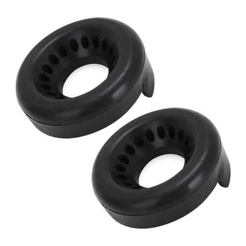 Pair Of Black Ebony Seat Belt Guide Loops For 1993-2002 Camaro & Firebird Convertible