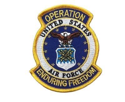 USAF Air Force Licensed Enduring Freedom Veteran 3.5 Inch Patch EE1173 ...