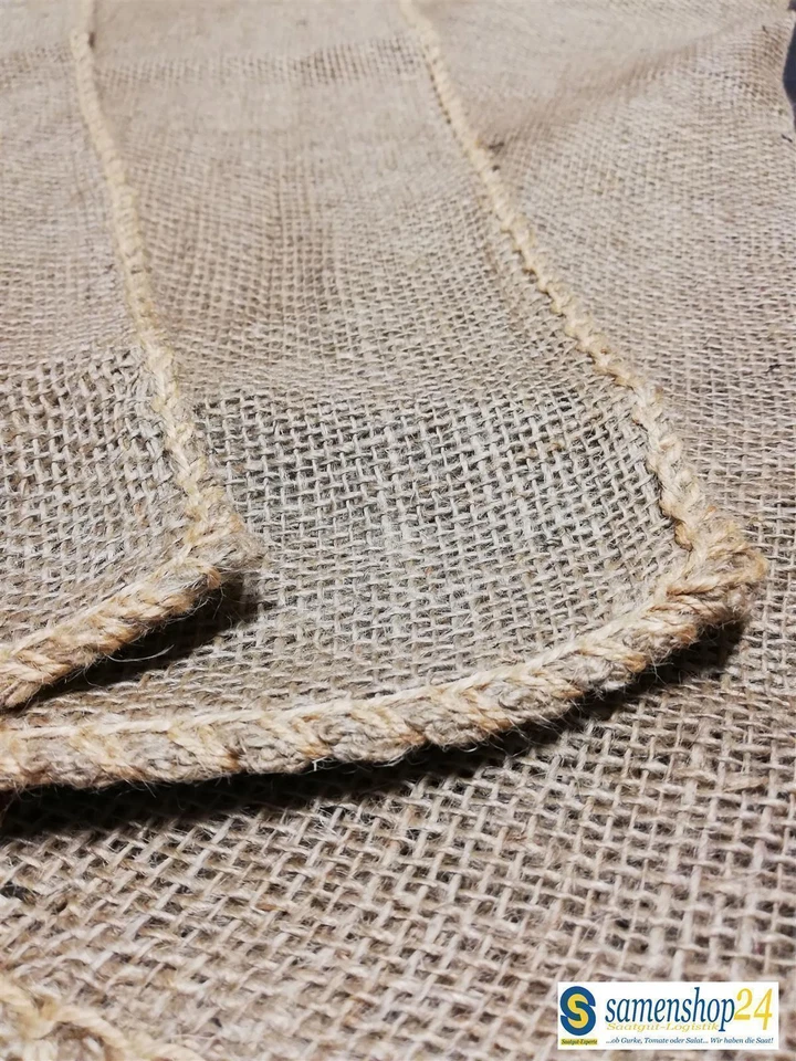 10 stk Jutesack Naturfaser ca.110cm x 60cm bis 50kg Kartoffelsack Sackhüpfen etc - Bild 3 von 4