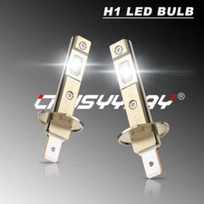 H1 6500K Super Bright White 40000LM CSP LED Headlight Bulb Kit High Low Beam DRL