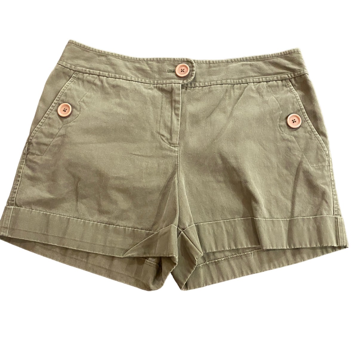 Loft Size 12 Shorts Green | eBay