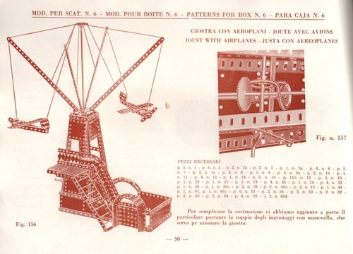 "meccano" Condor 6 - anni 80, 403 pezzi di 63 tipi, 100% COMPLETO, verificato - Photo 12/12