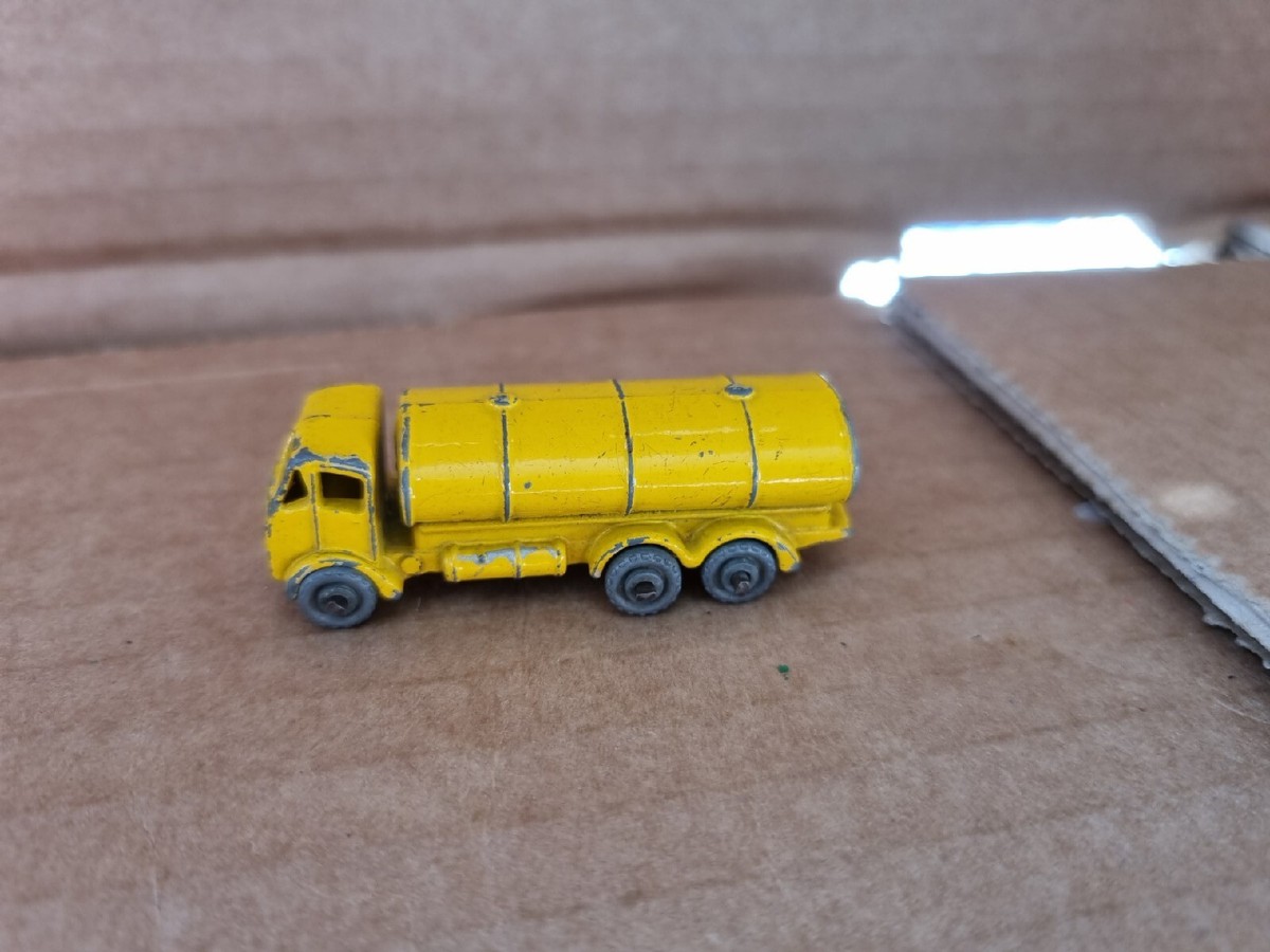 MATCHBOX LESNEY No11A ERF PETROL TANKER RARE YELLOW | eBay UK