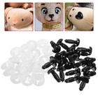 100 Pcs Plush Doll Nose for Toys Bulk Craft Supplies Crochet Safety