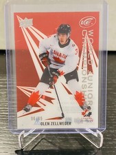 2024-25 UPPER DECK ICE Olen Zellweger WORLD JUNIOR CHAMPIONSHIP /99 SSP