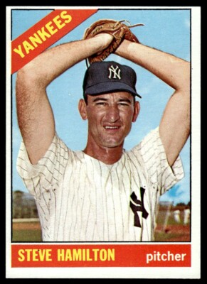 1966 Topps Steve Hamilton ! New York Yankees #503