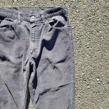 Levi's 80S Vintage Pants Black Corduroy 517 Men size L Vintage Rare VHTF Denim P