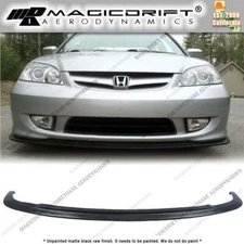 For 04-05 Honda Civic A-SPEC JDM STYLE Front Bumper Chin Spoiler Lip URETHANE PU