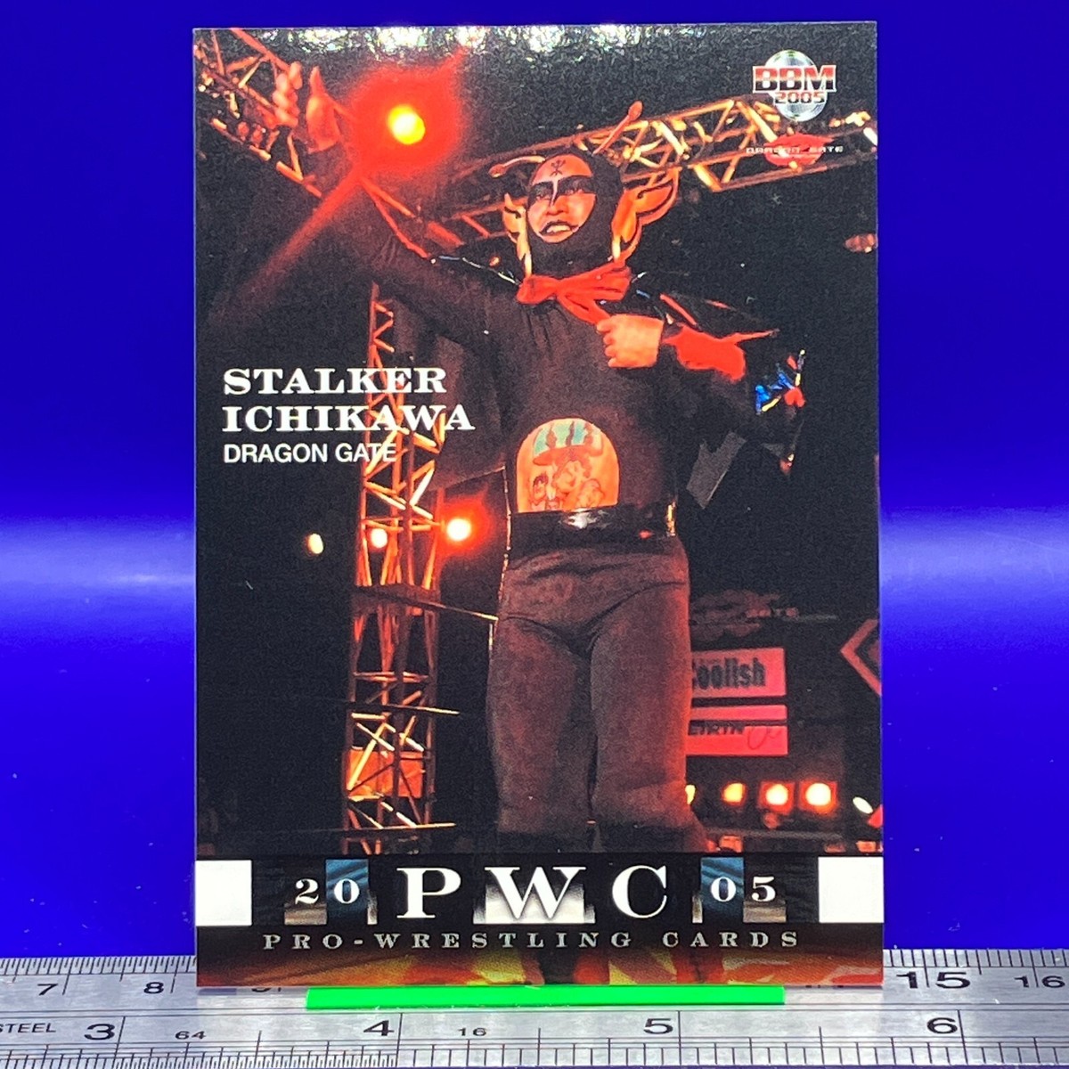 badmamajamaページ Stalker Ichikawa BBM Pro Wrestling Card TCG Vintage Japanese
