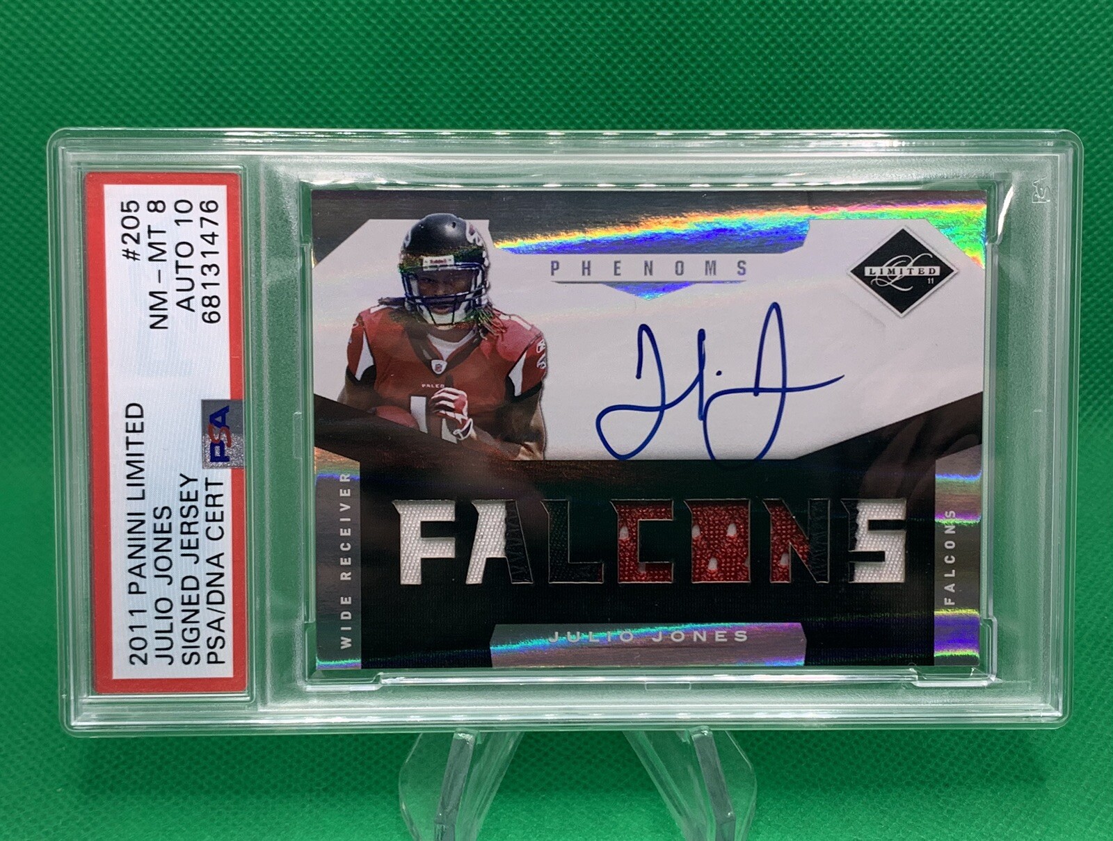 Julio Jones Panini Limited #205 Signed Jersey