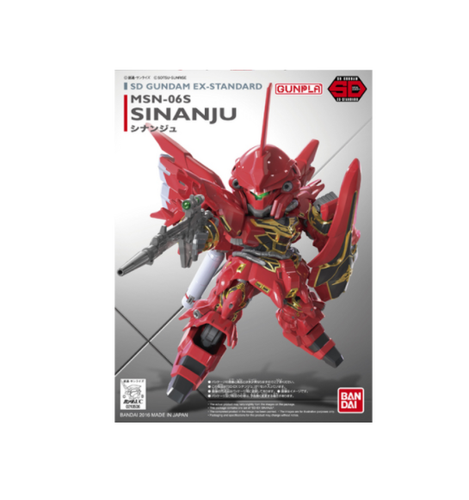 Bandai Sd Gundam Ex Standard Msn 06s Sinanju Plastic Model Ebay