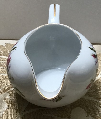 W Vintage Dawn Rose Fine China Gravy Boat Made In Poland - Picture 3 of 5